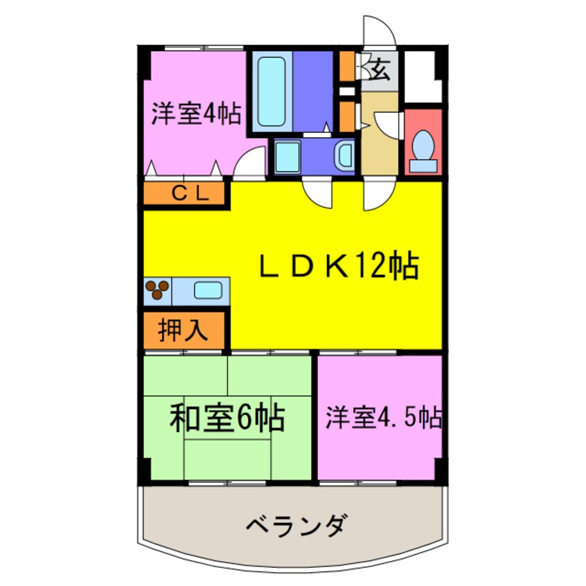 間取図 グランディール