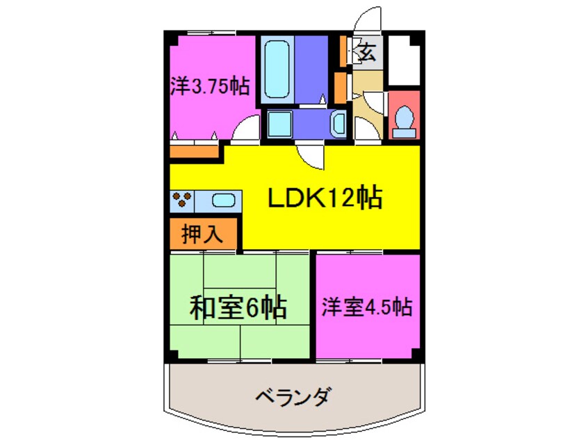 間取図 グランディール