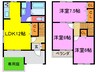 カルム田園 3LDKの間取り