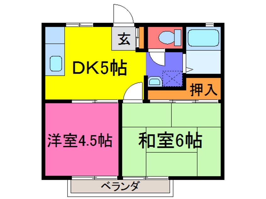 間取図 高田ハイツ