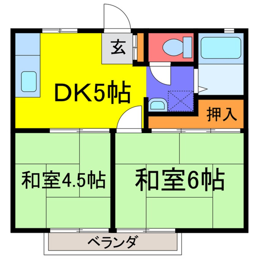 間取図 高田ハイツ