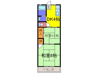 間取図 中津アパート(A棟)