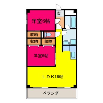 間取図 居垣マンション