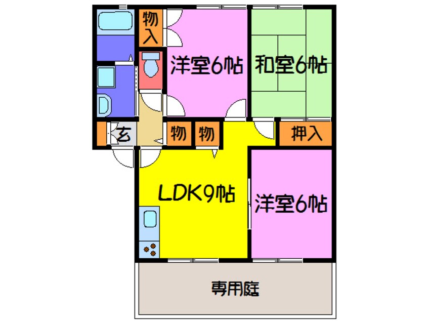 間取図 サニーコート岡崎