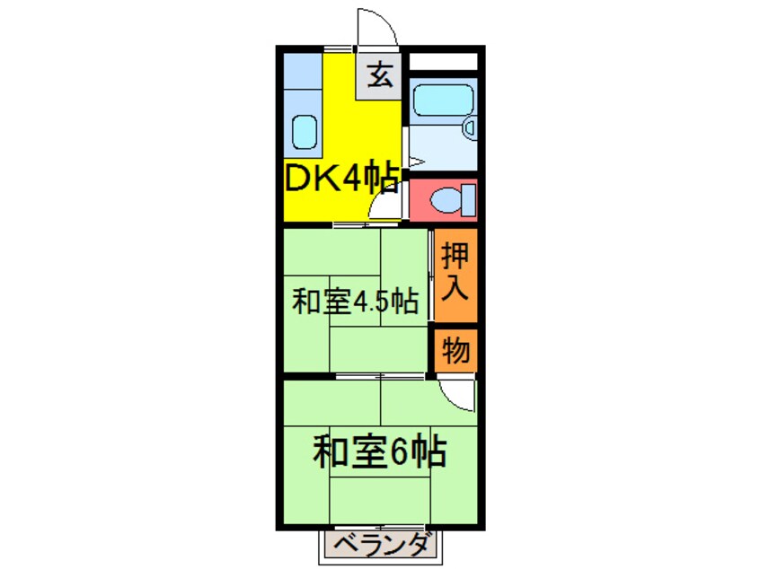 間取図 輝ハイツ