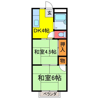 間取図 輝ハイツ