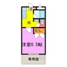 メゾンサボイ(単身用) 1Kの間取り