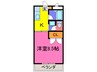 メゾンサボイ(単身用) 1Kの間取り