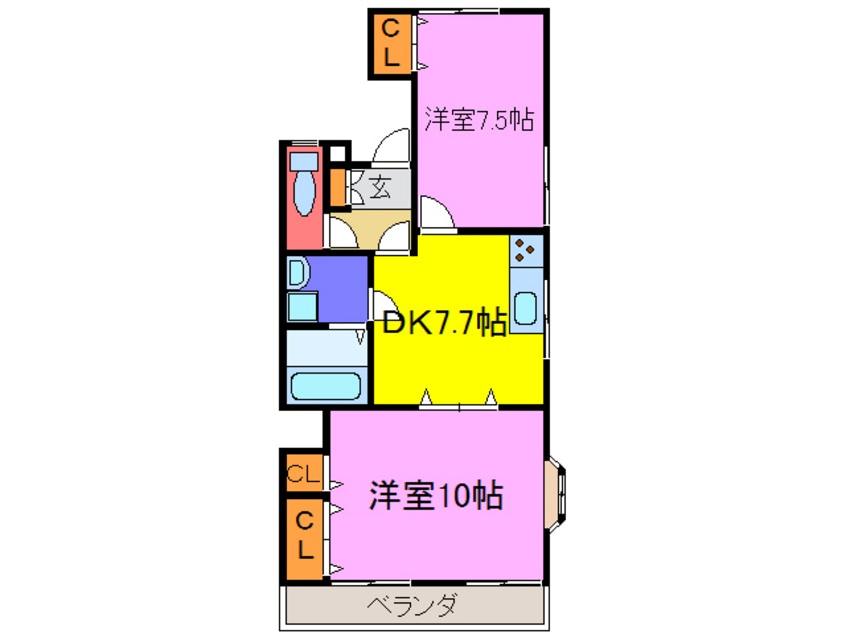 間取図 ウエストリバー