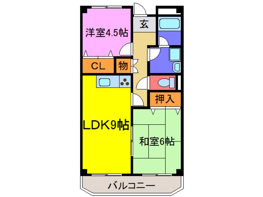 間取図 プレステージＲ