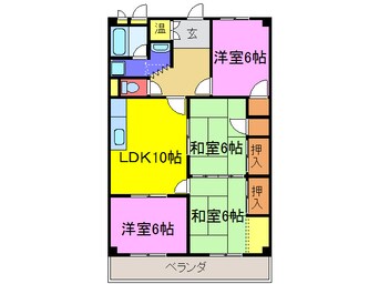 間取図 さつきビル