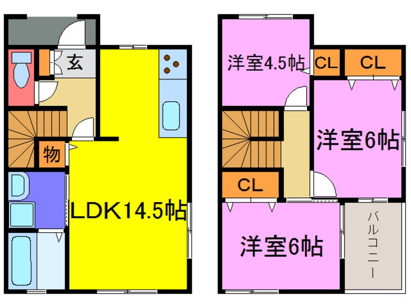 間取図 コンフォート矢原