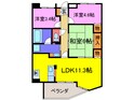 リバービュー山崎の間取図