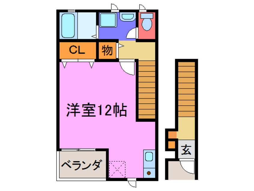 間取図 ルシエールフジタ