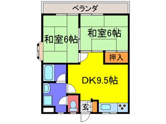 間取図 ハイツ幸