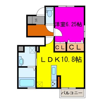 間取図 ラトゥール鹿沢