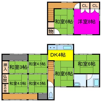 間取図 一宮町須行名　久保邸