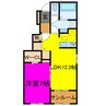 サンティアラ 1LDKの間取り
