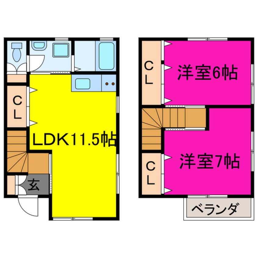 間取図 スプリングヒルズ