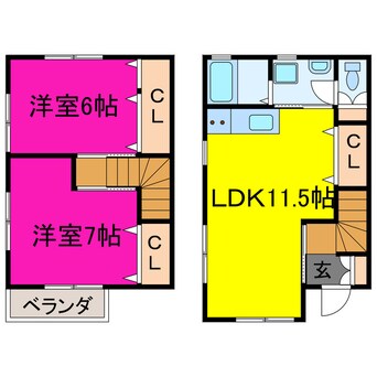 間取図 スプリングヒルズ