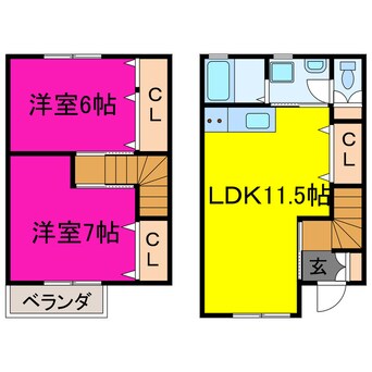 間取図 スプリングヒルズ
