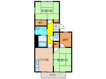 間取図 前田ハイツＢ棟