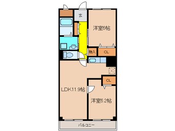 間取図 サンカルティエ