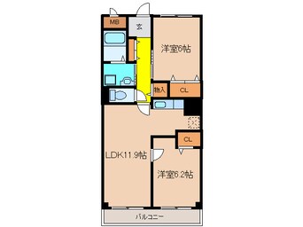 間取図 サンカルティエ