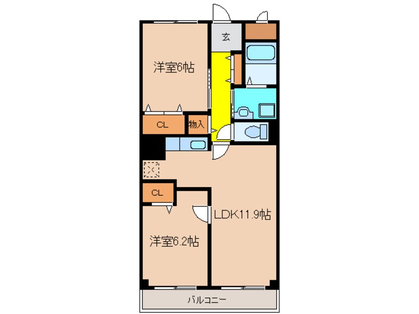 間取図 サンカルティエ