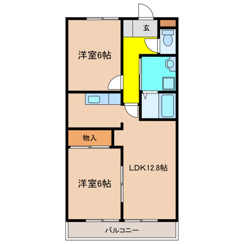 間取図 アクロス山口