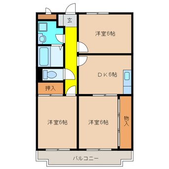 間取図 シュロスアリノ