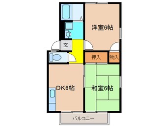 間取図 エステートピア北町Ａ棟