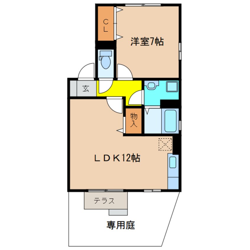 間取図 ソレアードＡ棟