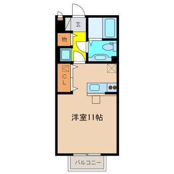 間取図 ルナコート