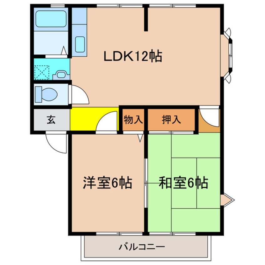 間取図 サンビレッジ北神戸