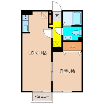 間取図 ラーゼンヴィラⅡ