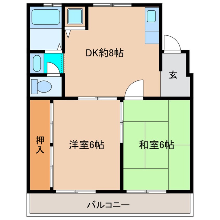 間取図 ハイツ芝