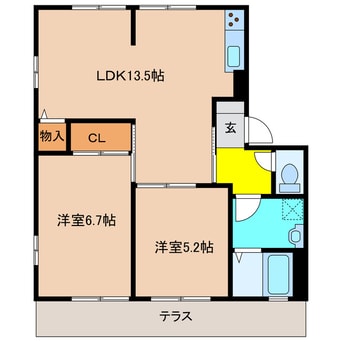 間取図 ローザパレスＣ棟