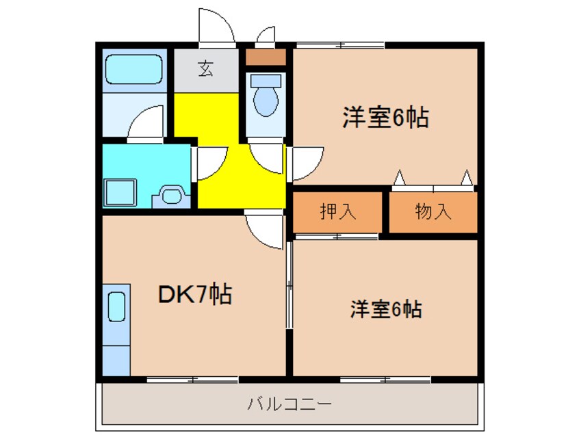 間取図 ハイムリバティーⅠ