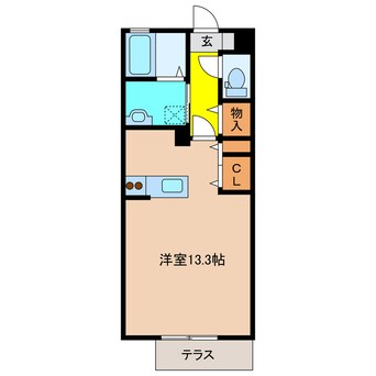 間取図 カーサあすかＡ棟（西館）