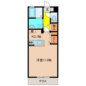 間取図 カーサあすかＡ棟（西館）