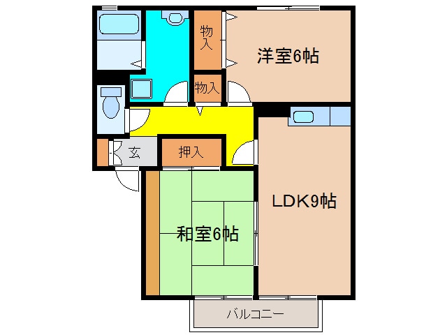 間取り図 サニーハイツ・ジュンＡ棟