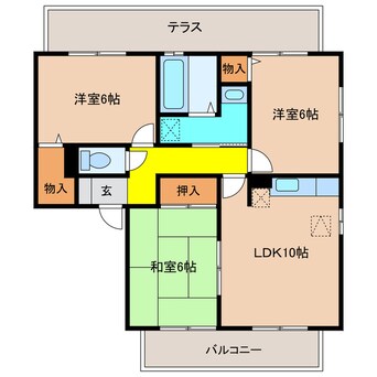 間取図 トワイライトＢ棟