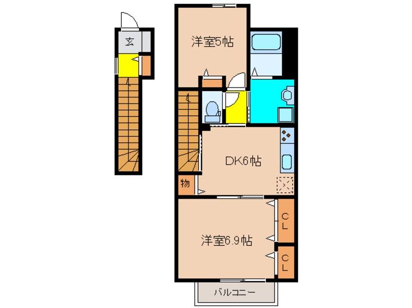 間取図 ＳＵＮサン藤原台