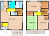 ルピナスコートＢ棟 3LDKの間取り