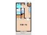 ｃａｓａ　ｖｅｒｄｅ 1Kの間取り
