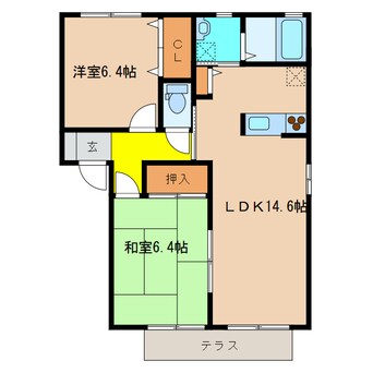 間取図 シャーメゾントモ