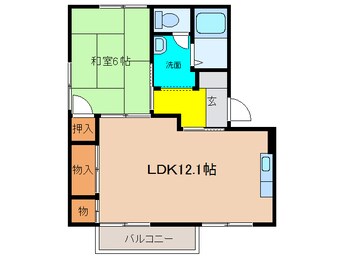 間取図 ラ・フォーレ21　Ａ棟