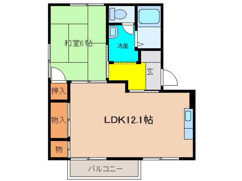 間取図 ラ・フォーレ21　Ａ棟