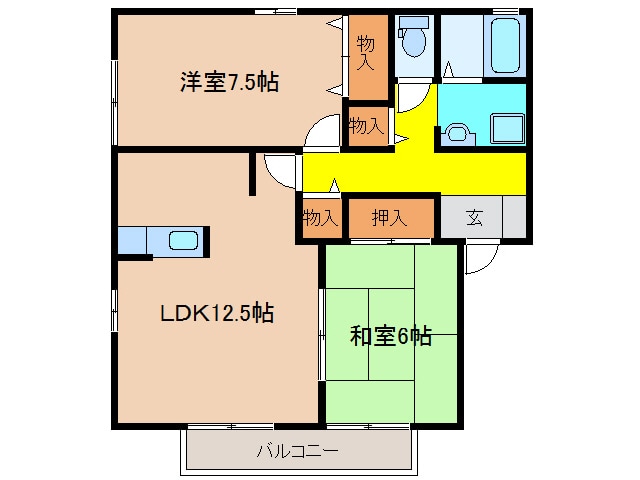 間取り図 エミネントＢ棟
